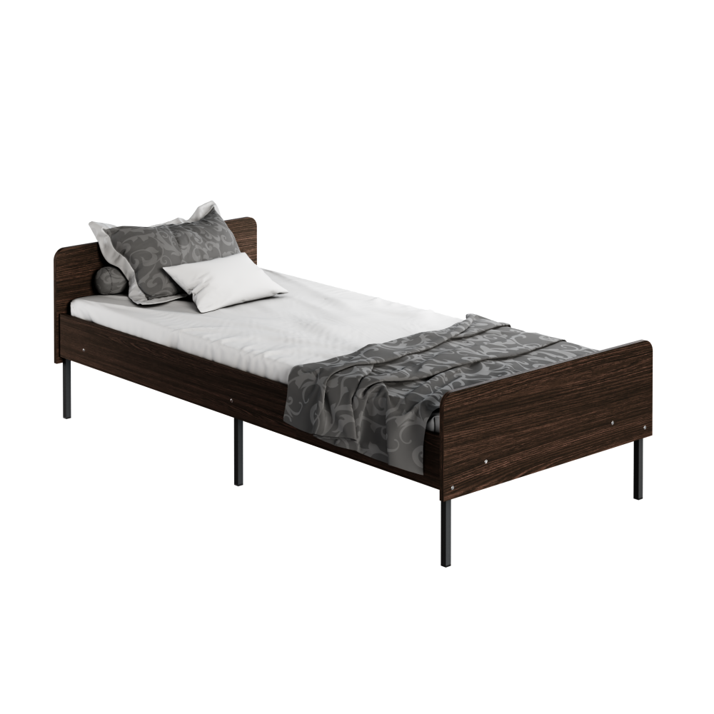 Ліжко одномісне КР-28, 2000х800 мм МЕБЛІ-ТЕХНОСТИЛЬ